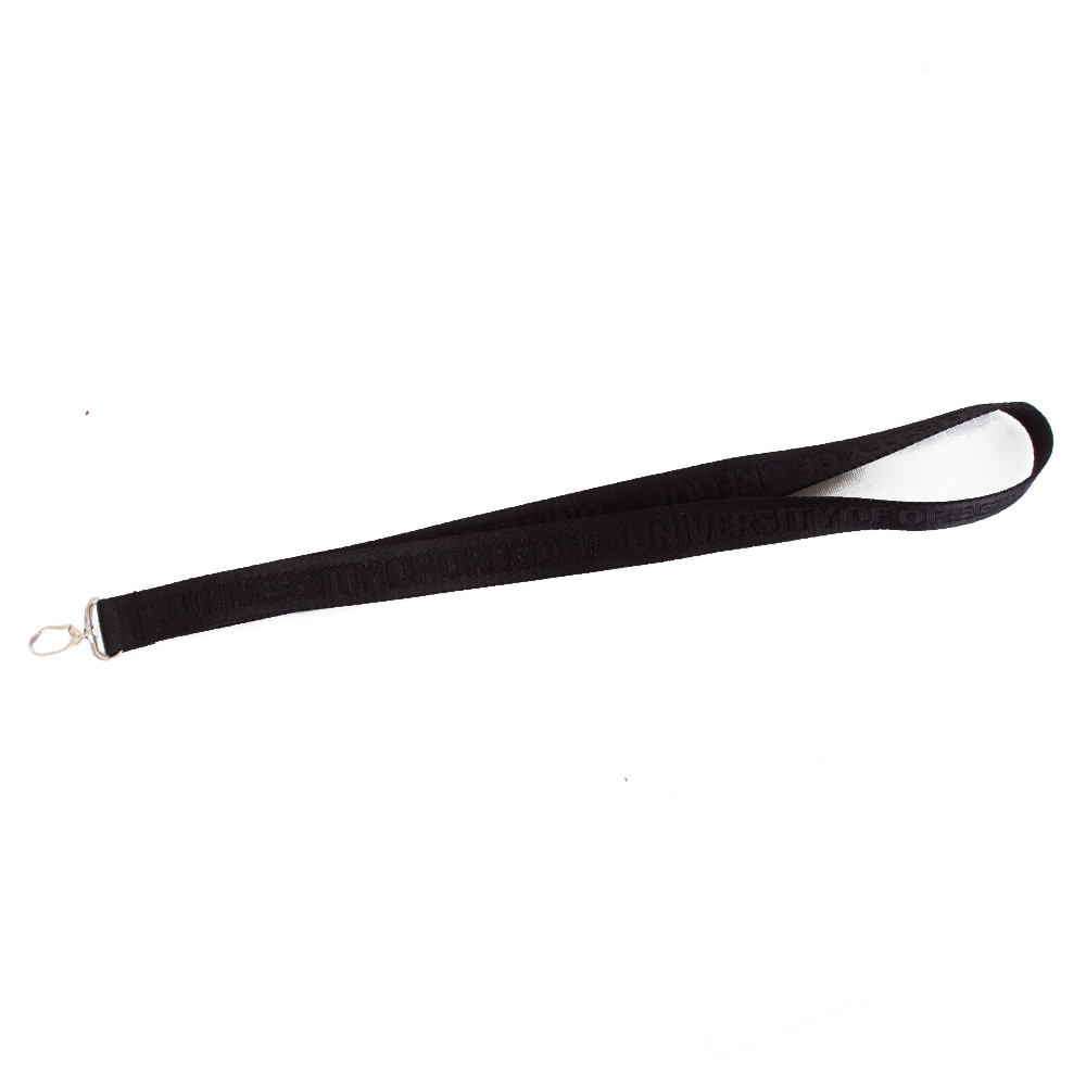 Ducks Spirit, Spirit Product, Black, Lanyard, Gifts, 1", Woven, Jacquard, 834118